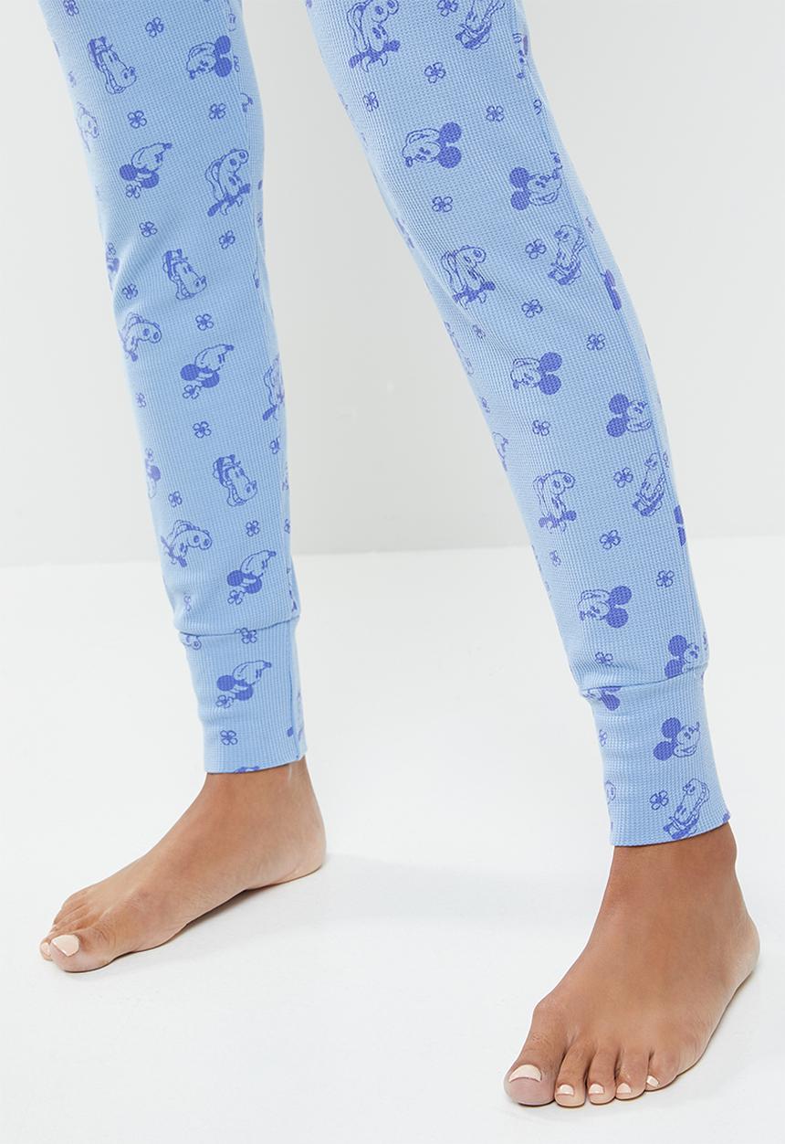 Cotton On - Waffle long john - blue