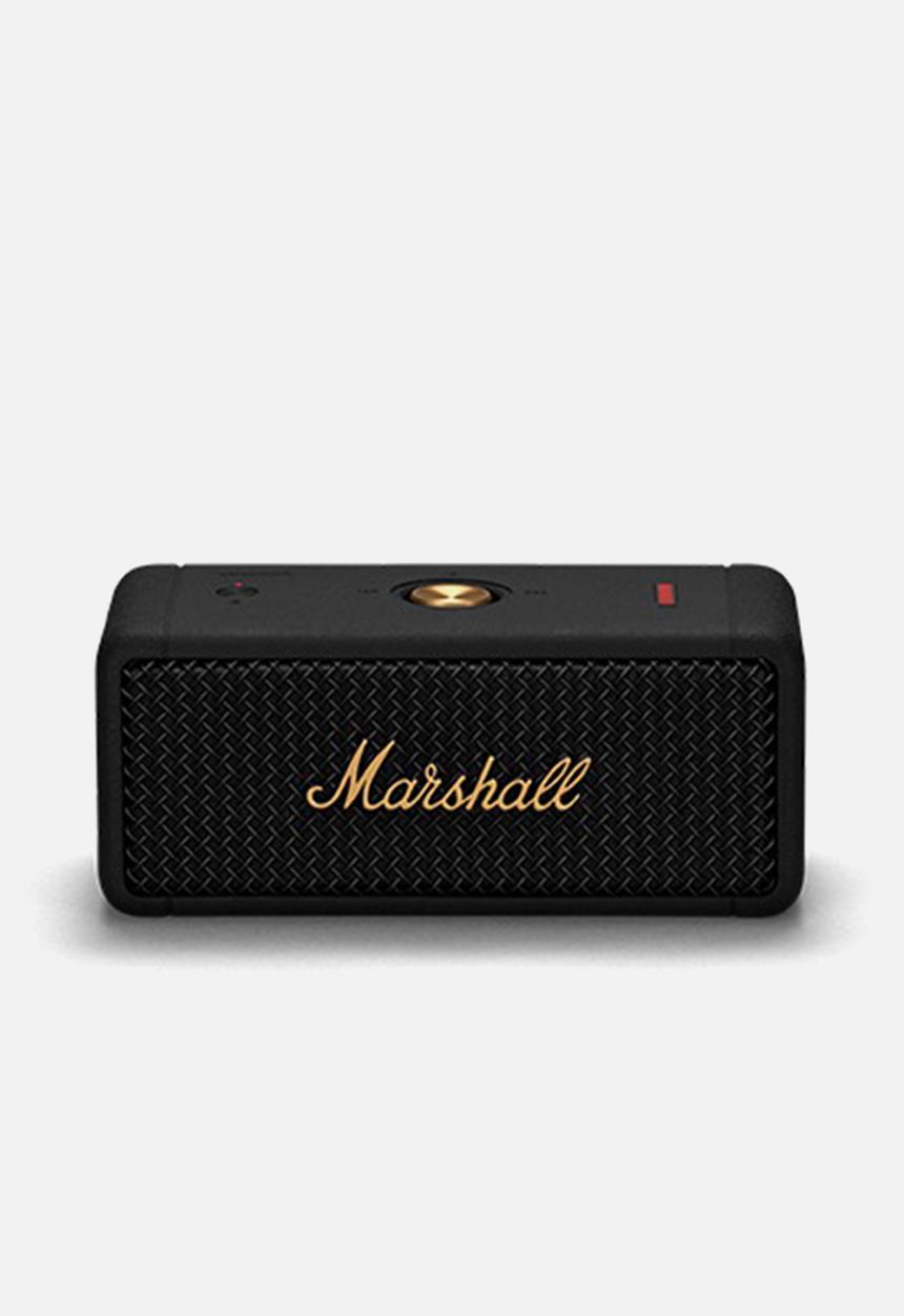 Marshall - Emberton bt portable speaker - black & brass