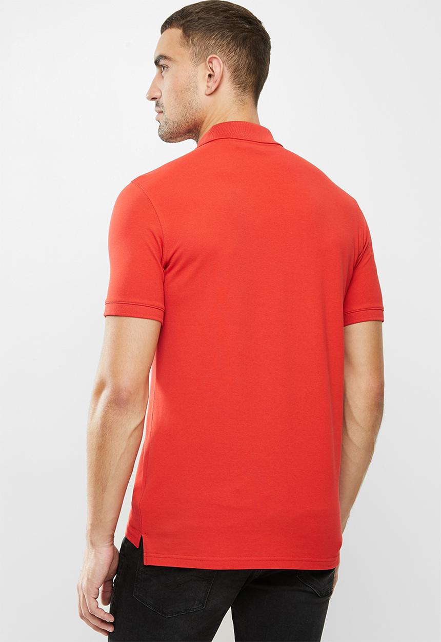 G-STAR - G-Star Raw graphic slim  short sleeve polo - red