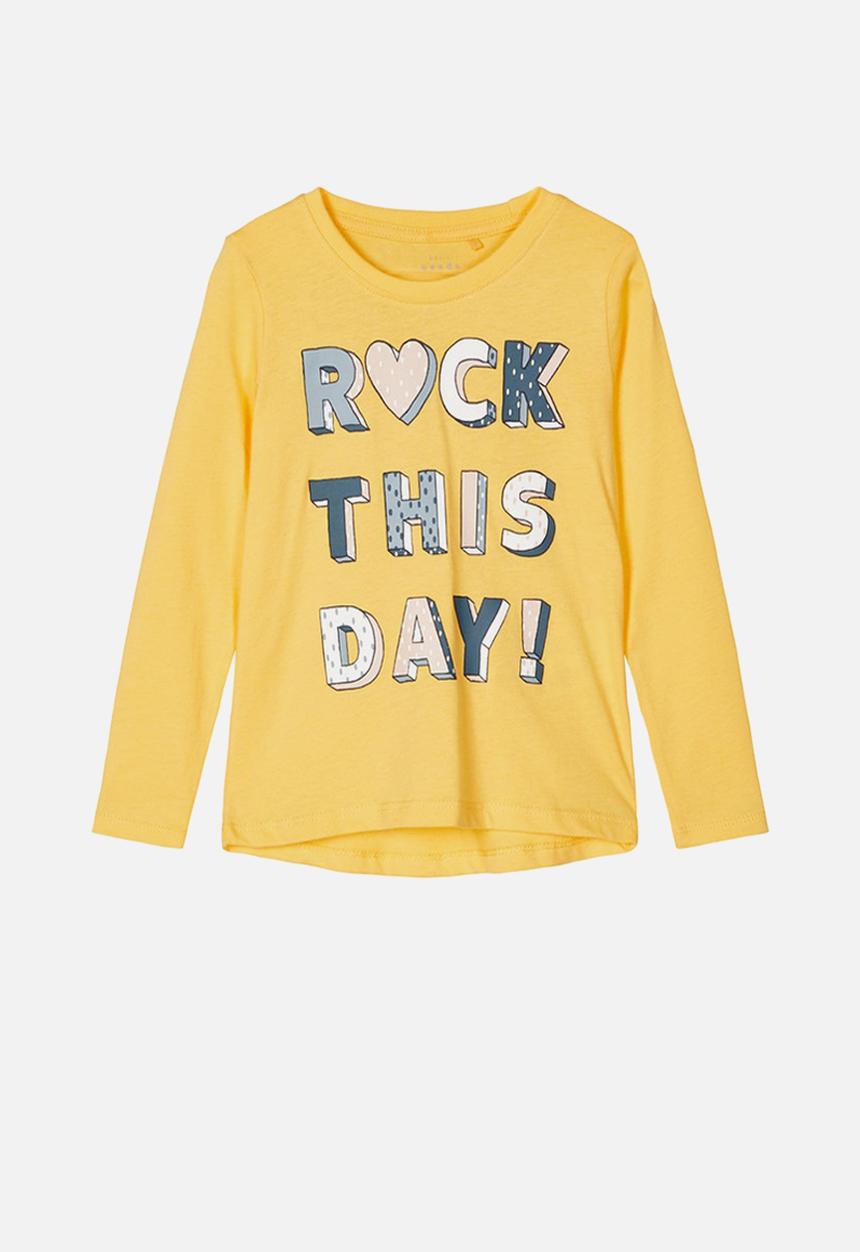 Name It - Veen printed top - yellow