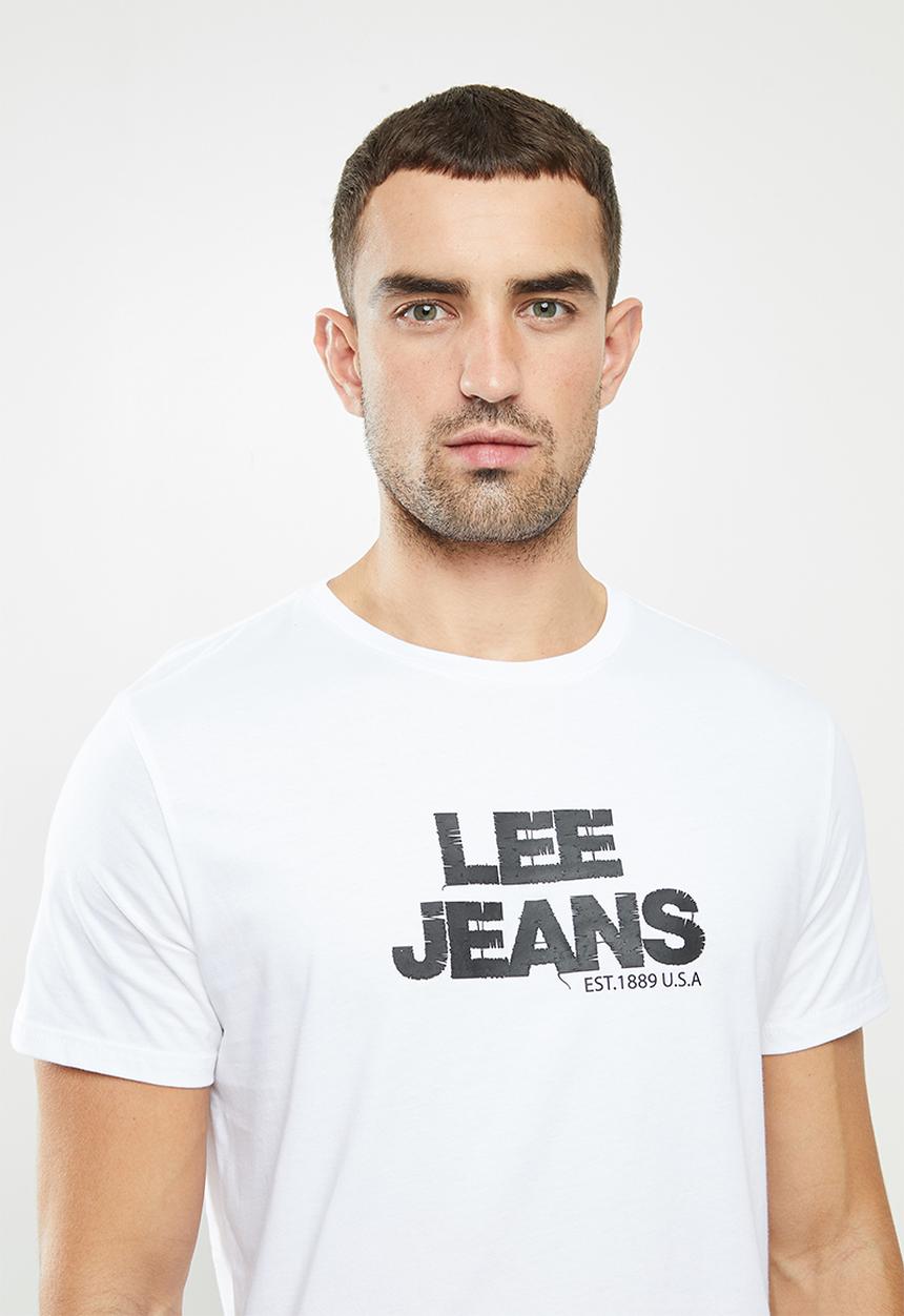 Lee  - Stitched jean - white