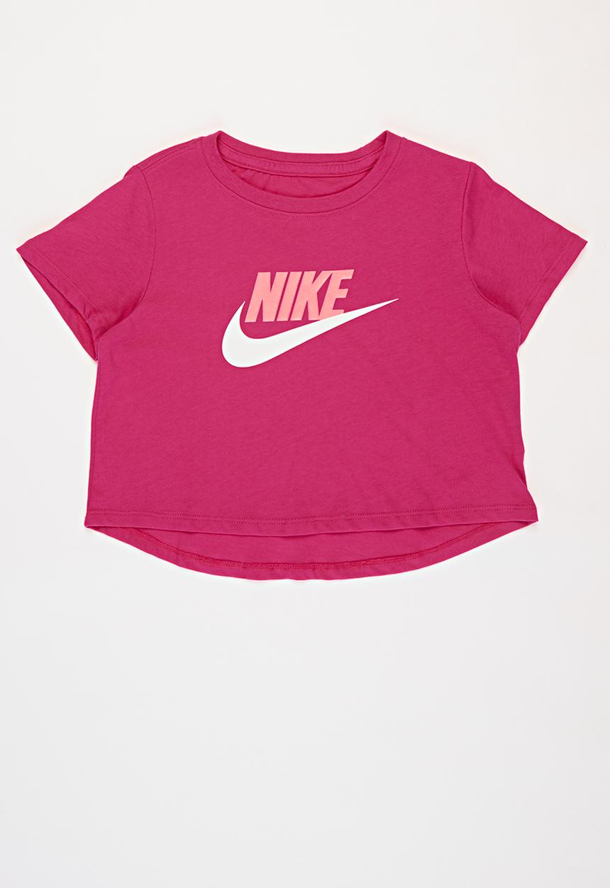 Nike - G nsw tee crop futura  - pink