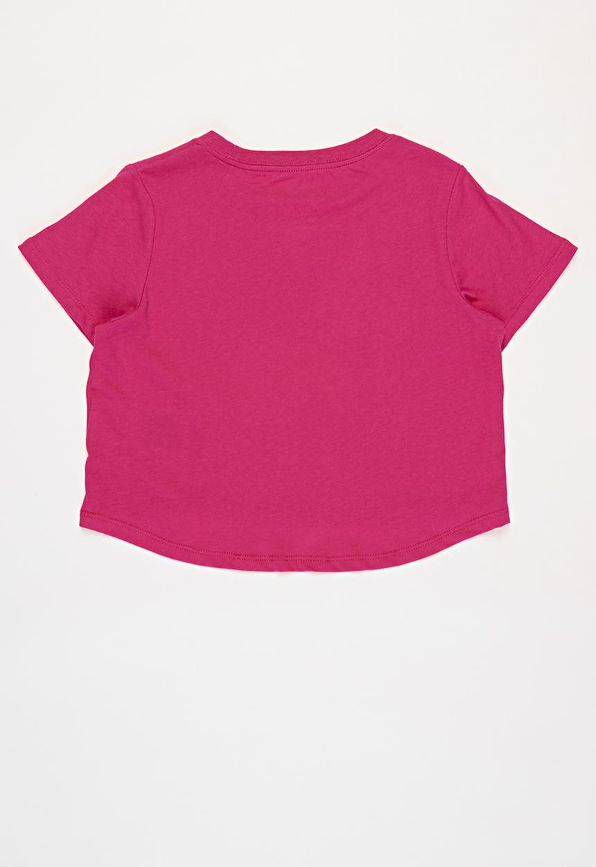 Nike - G nsw tee crop futura  - pink