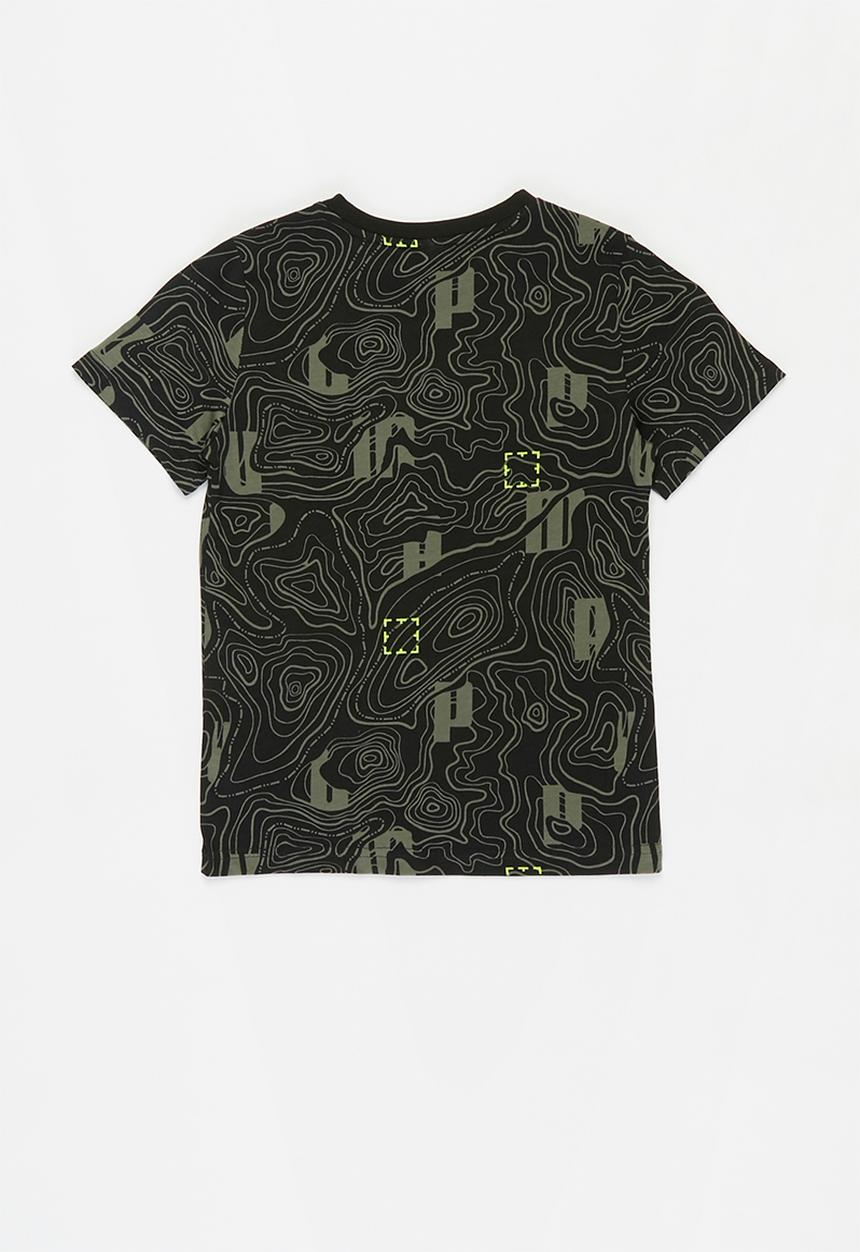 PUMA - Active sports aop tee - black