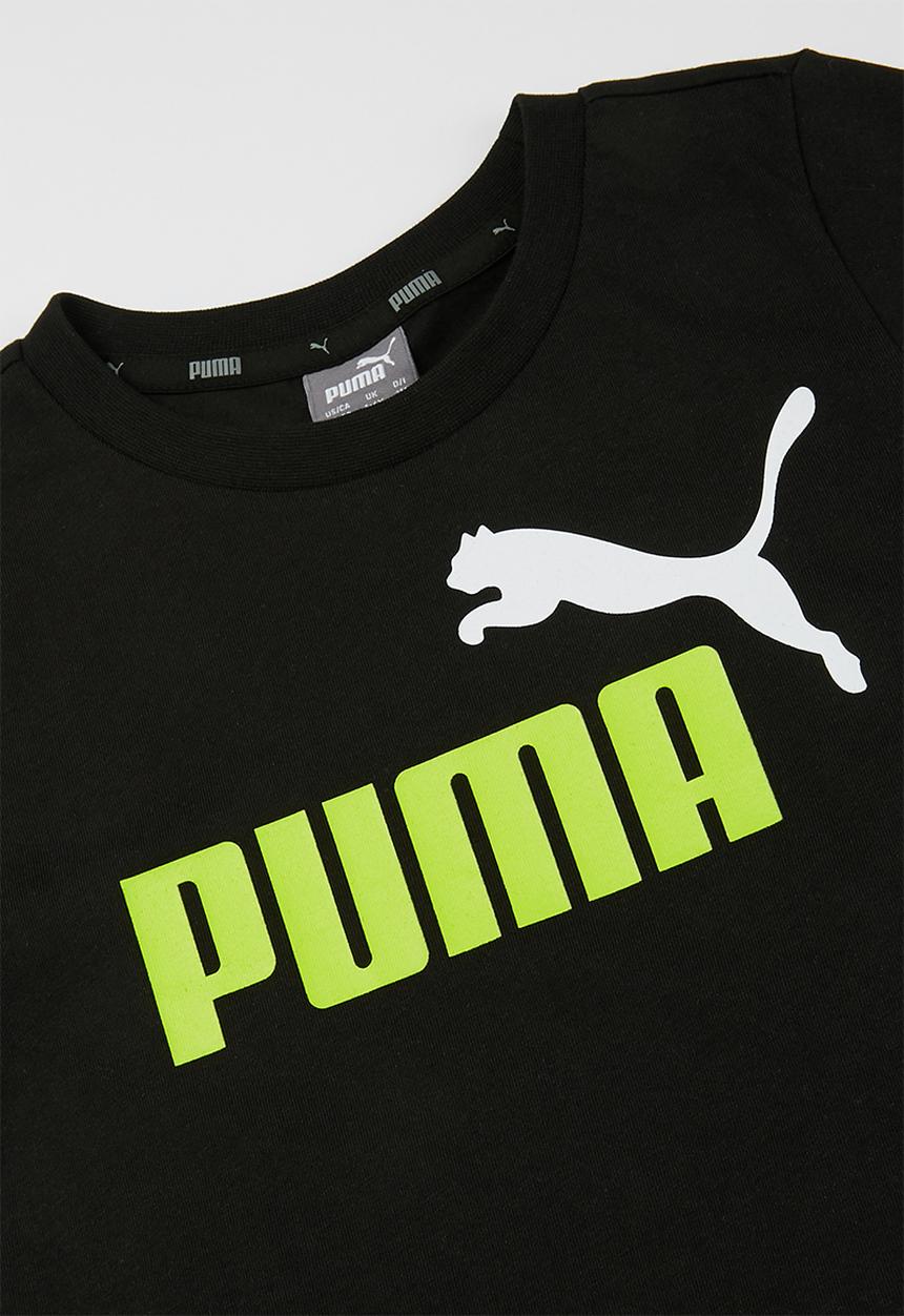 PUMA - Ess 2 col logo tee - black