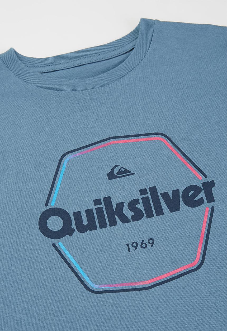 Quiksilver - Hard wired short sleeve - blue