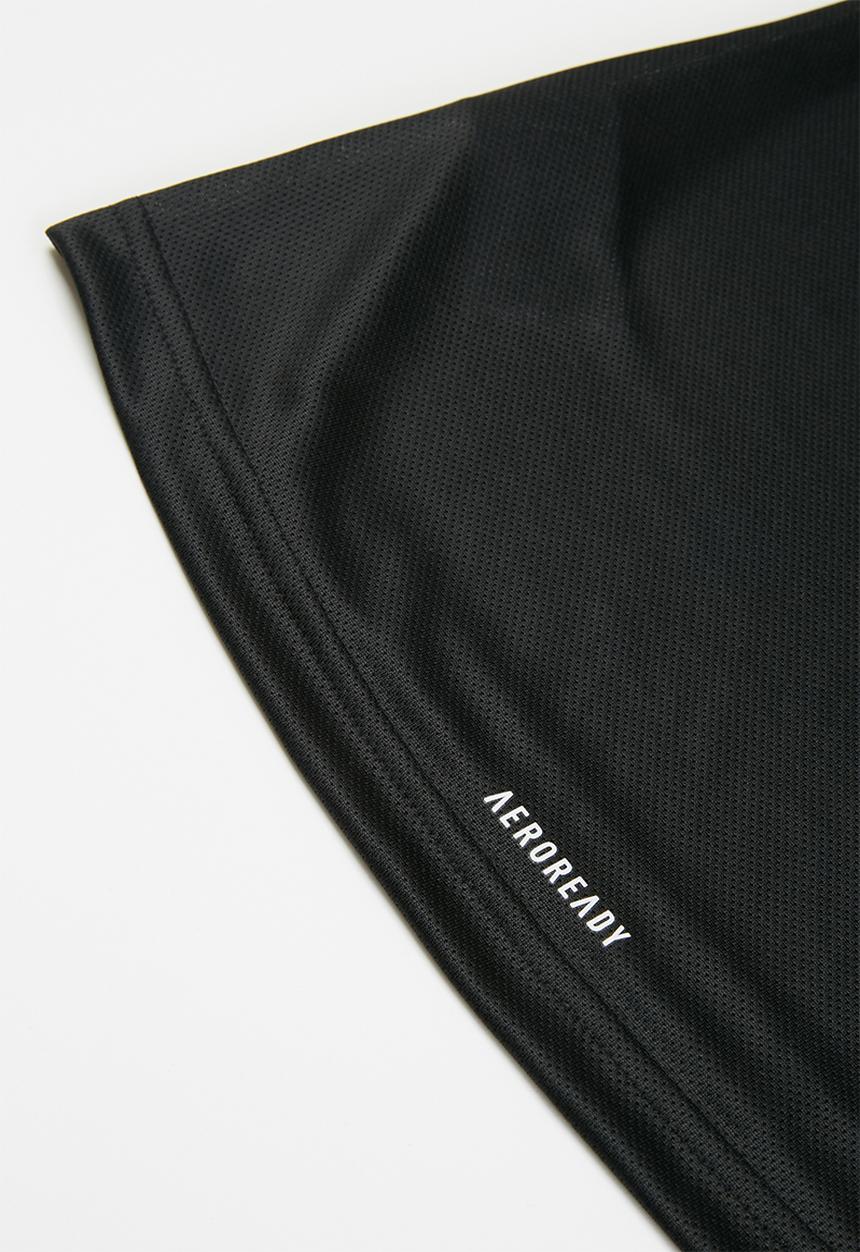adidas Originals - Girls 3 stripe tee - black & white