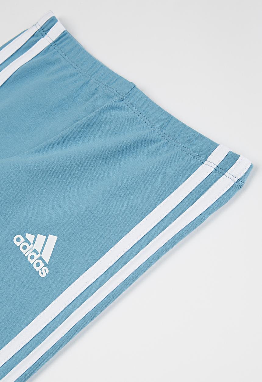 adidas Originals - Girls 3 stripe tights - blue 