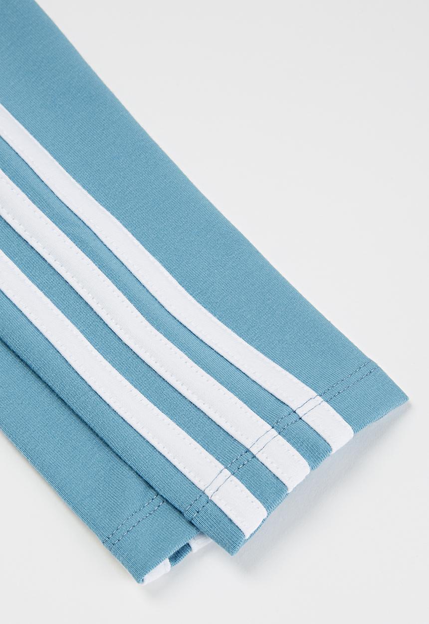 adidas Originals - Girls 3 stripe tights - blue 