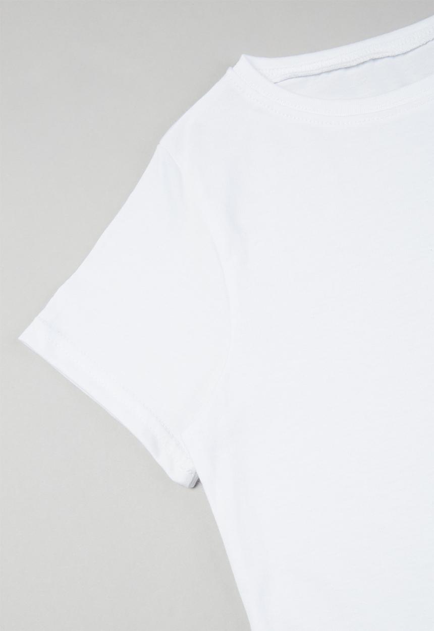 Rebel Republic - Girls 2 pack stripe tees - black & white 