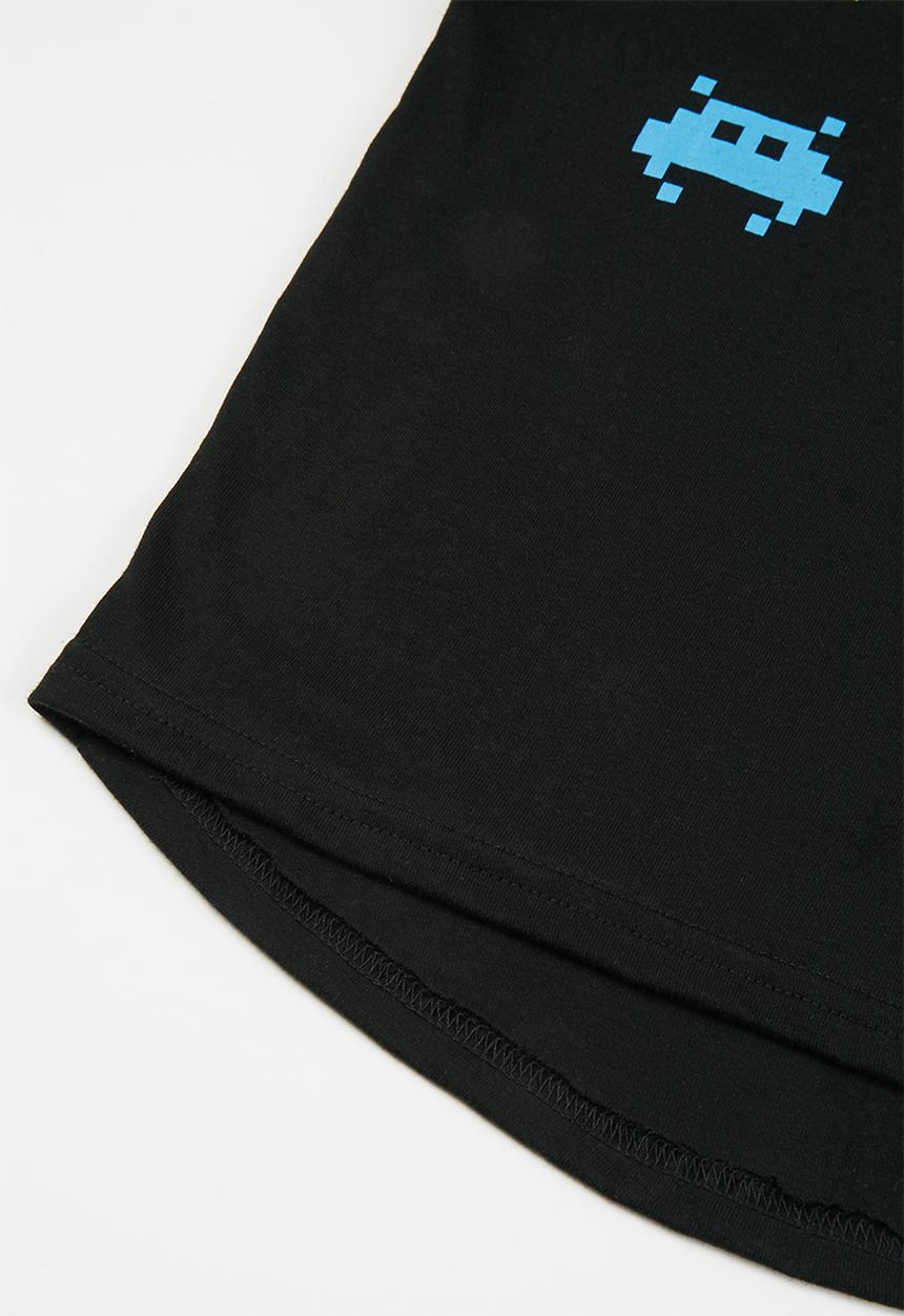Rebel Republic - Boys short sleeve styled tee - black