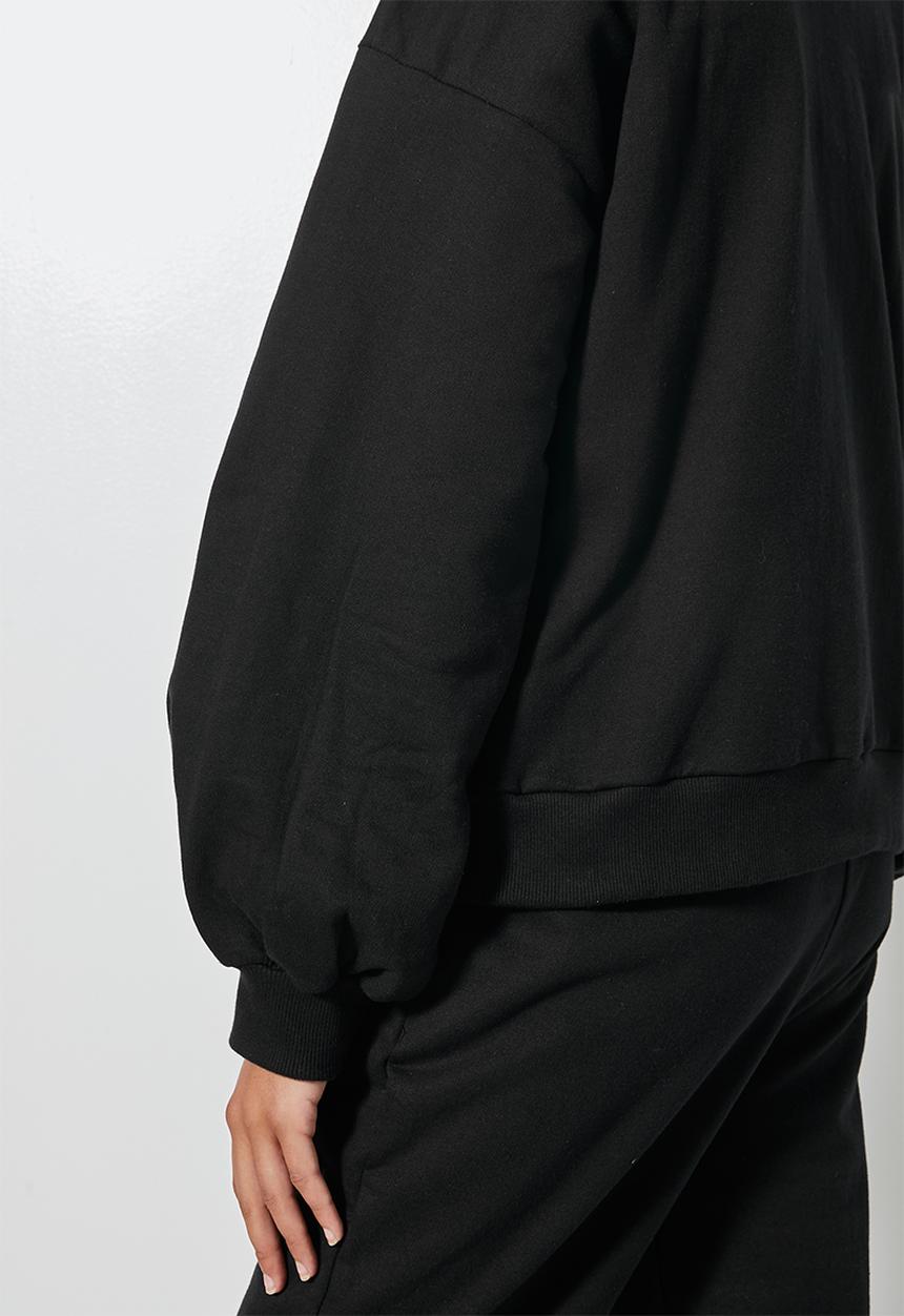 Superbalist - Balloon sleeve sweat - black