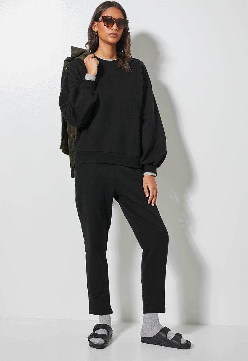Superbalist - Balloon sleeve sweat - black