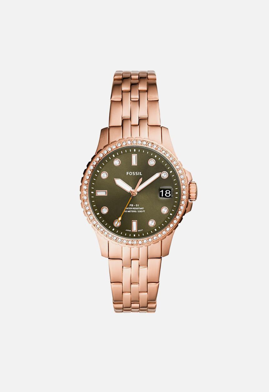 Fossil - Fb-01 - rose gold green