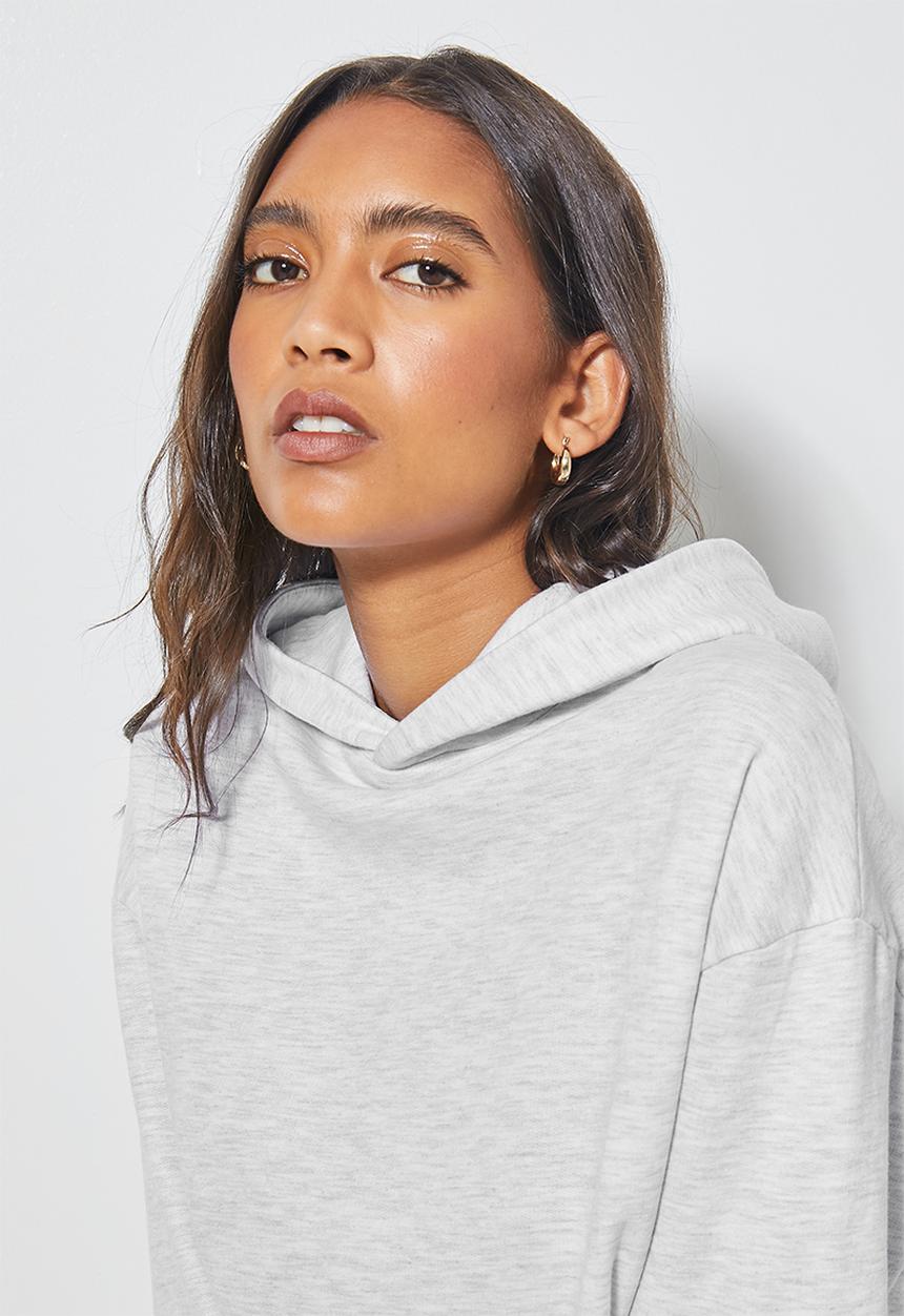 Superbalist - Crop hoodie - grey