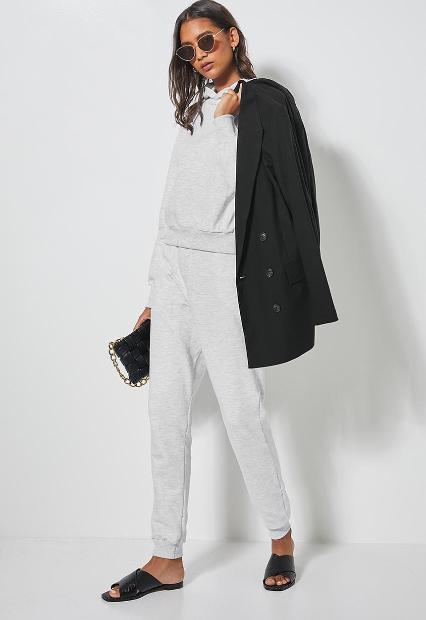 Superbalist - Crop hoodie - grey