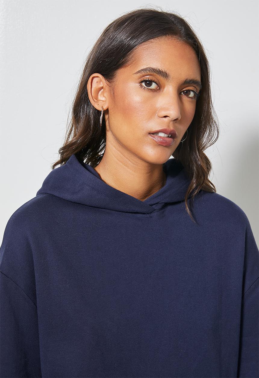 Superbalist - Crop hoodie - navy 