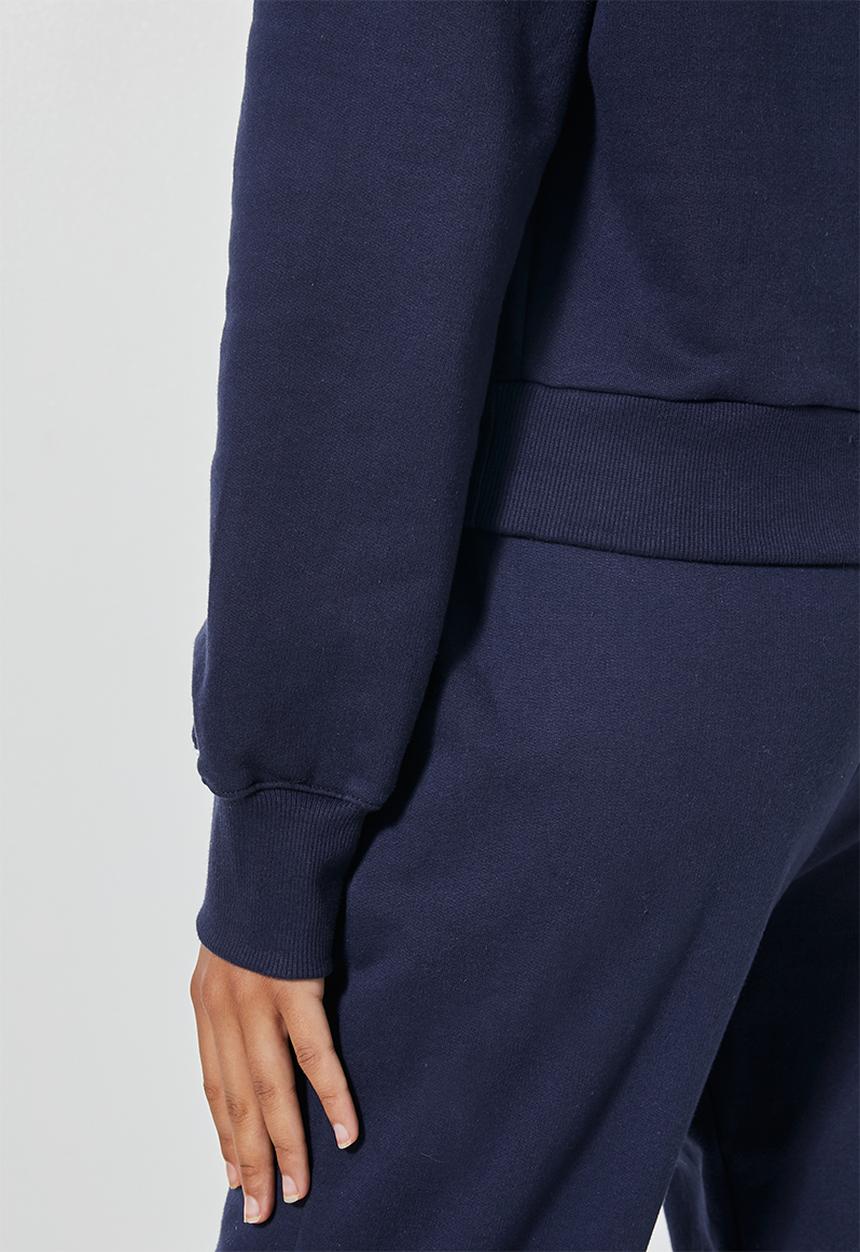 Superbalist - Crop hoodie - navy 