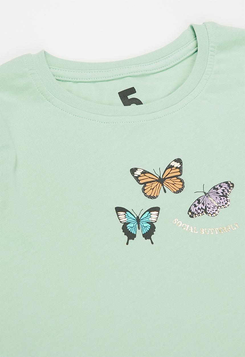 Cotton On - Penelope long sleeve tee - duck egg
