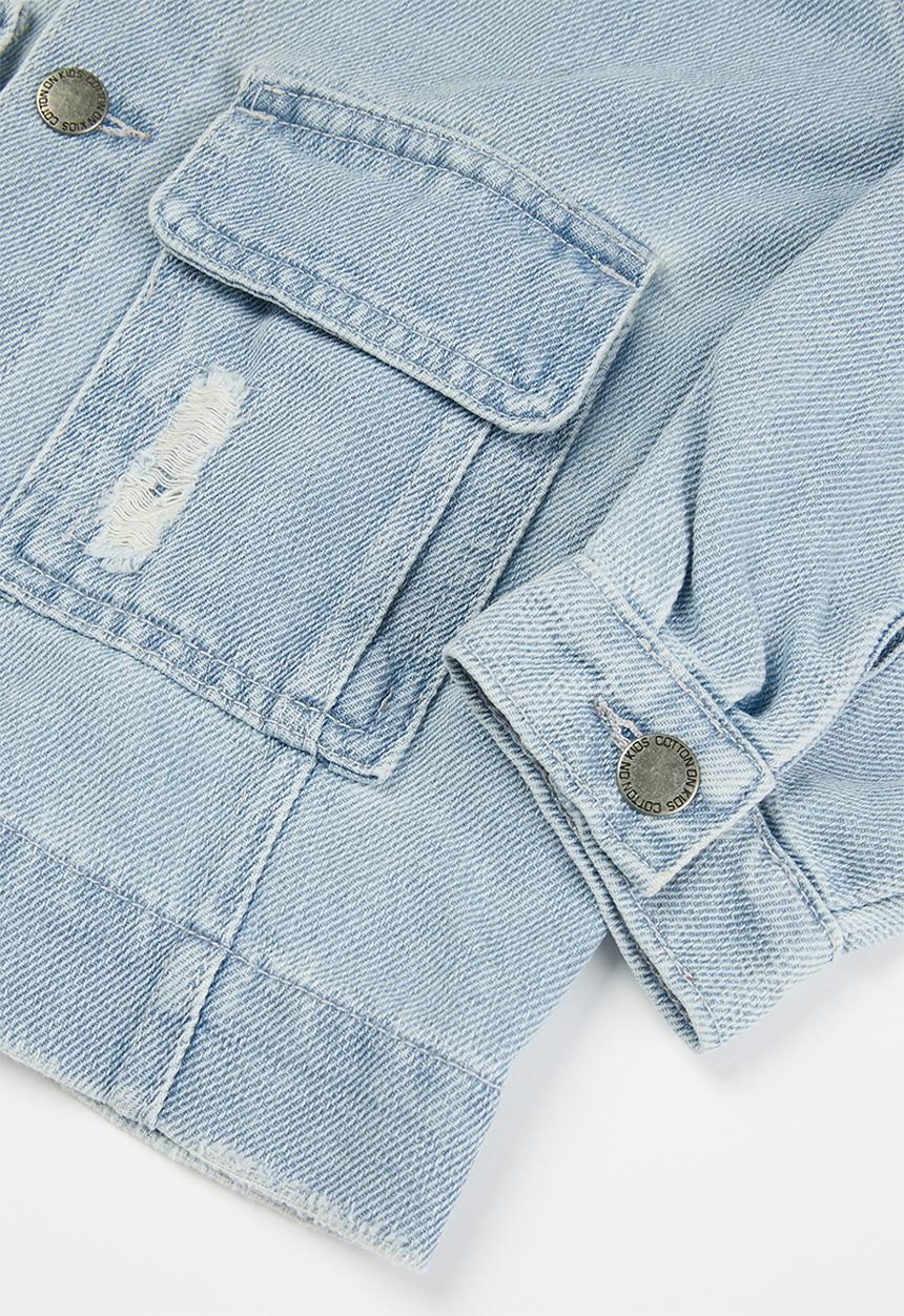 Cotton On - Tobi utility denim jacket - blue