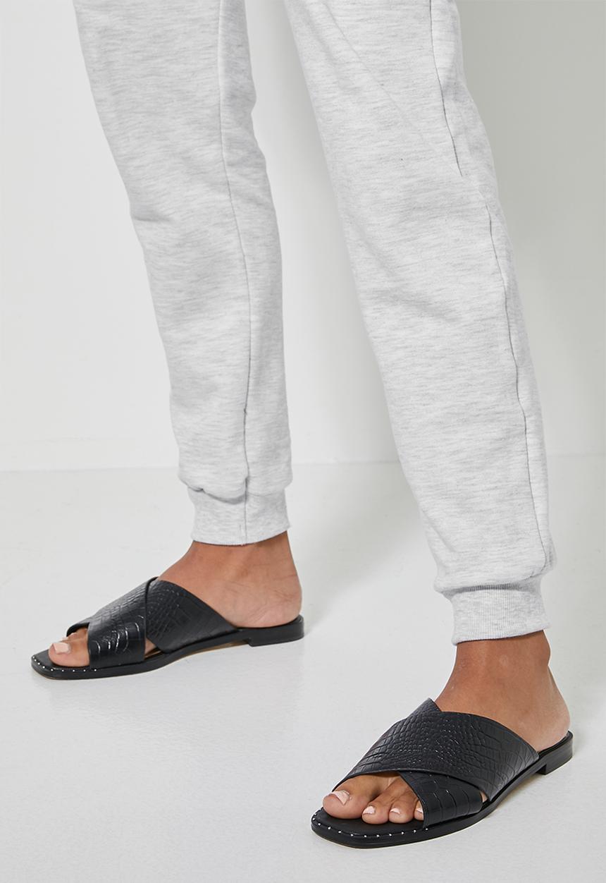 Superbalist - Rib cuff track pants - grey