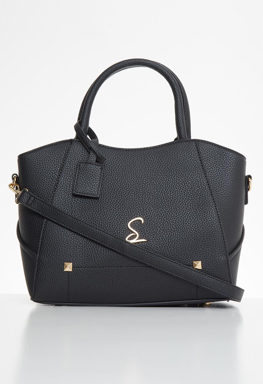 Seduction - Stud detail tote - black