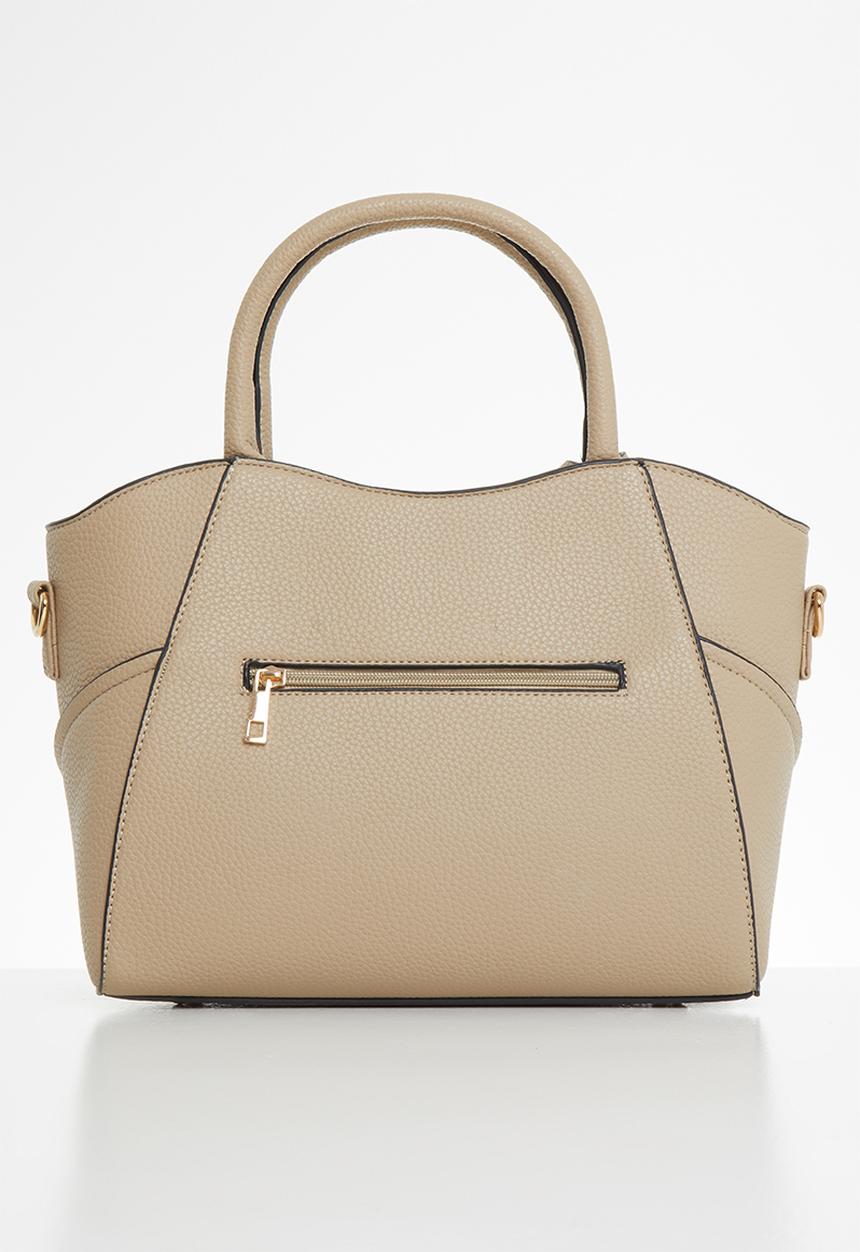 Seduction - Stud detail tote - taupe