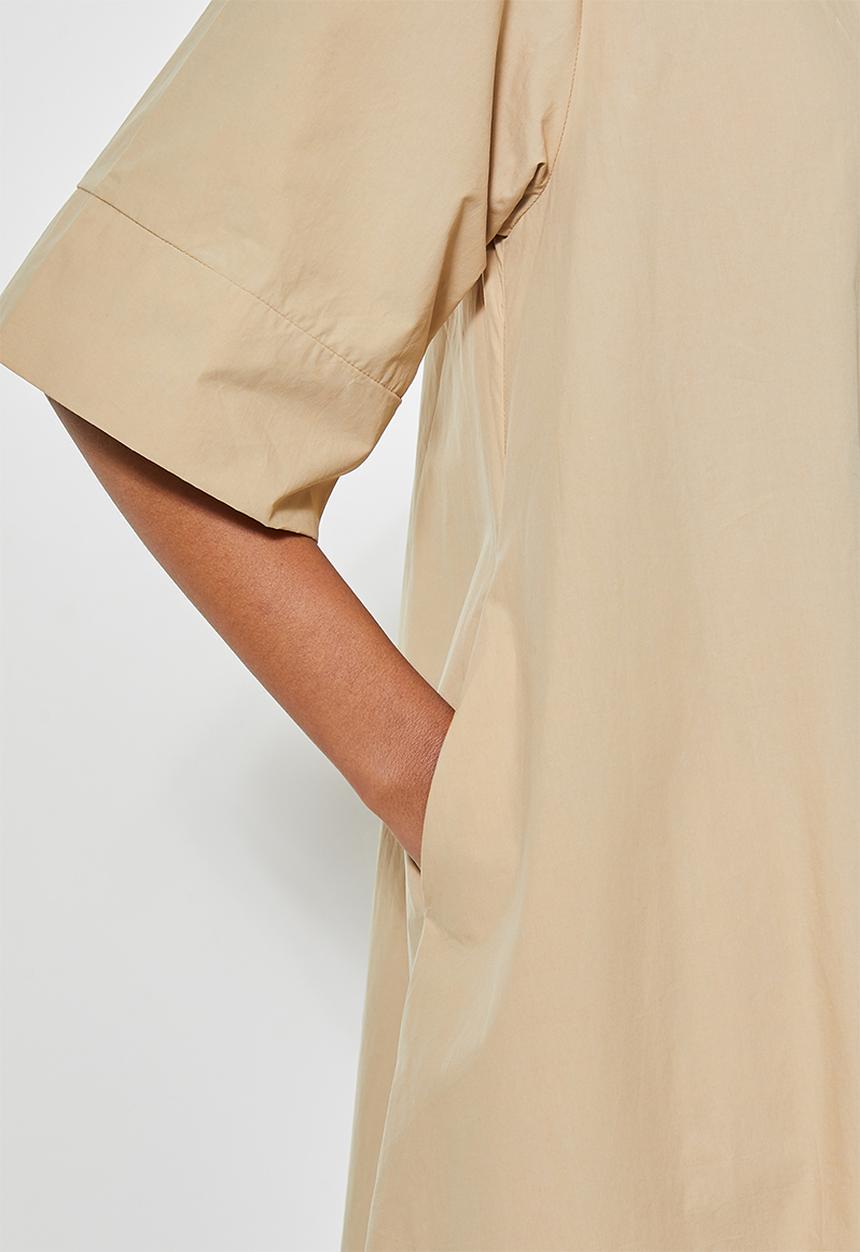 Superbalist - Traepze shirt dress - beige 