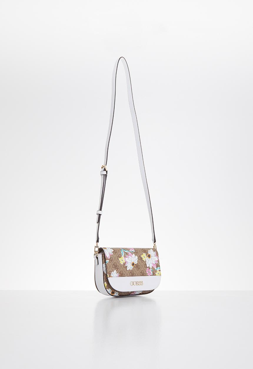 GUESS - Sosie mini crossbody flap - brown 