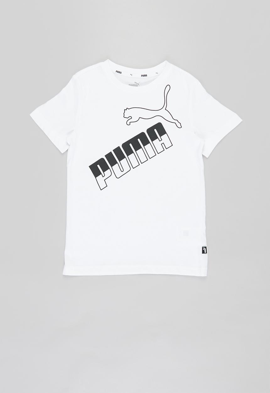 PUMA - Amplified big logo tee - white