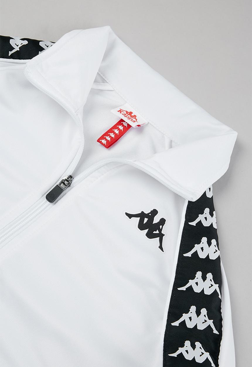 KAPPA - Boys banda anniston jacket - white & black