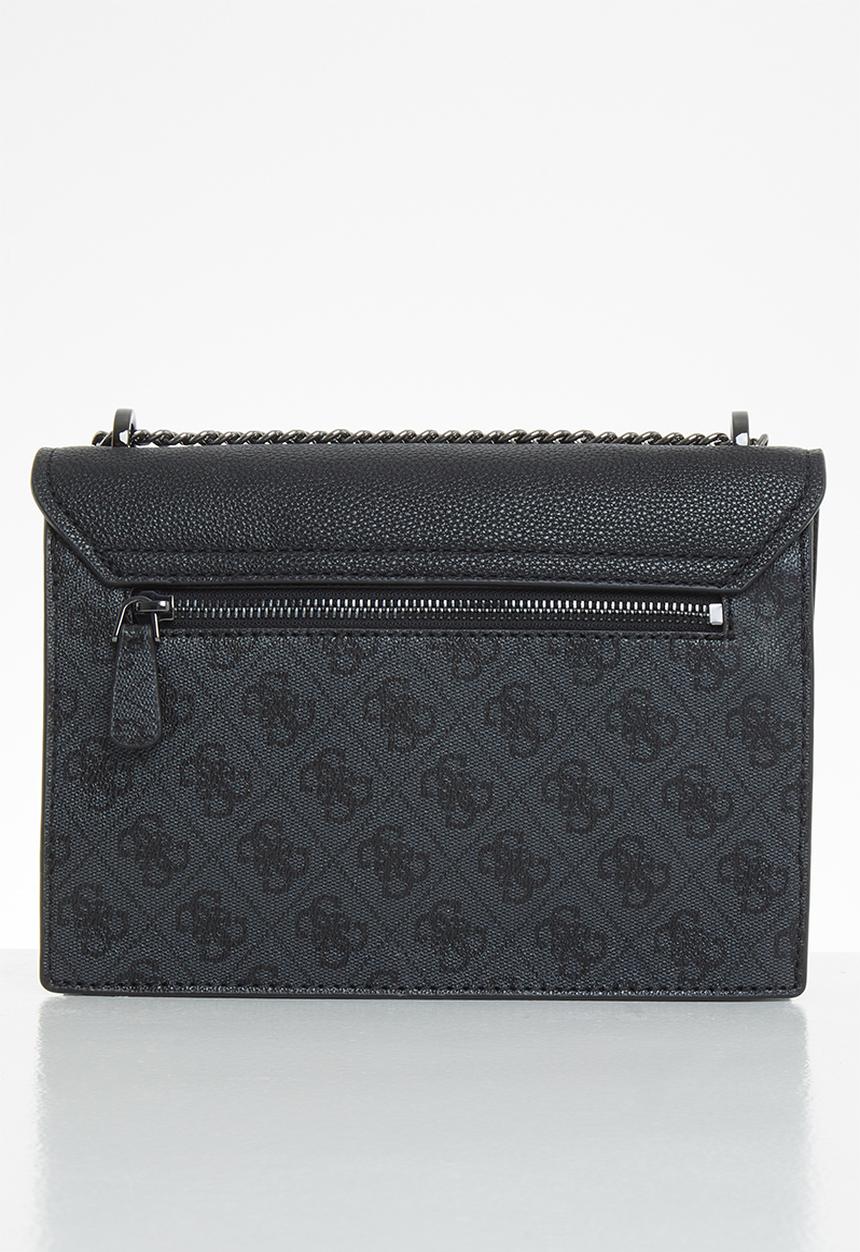 GUESS - Valy convertible xbody flap - charcoal 