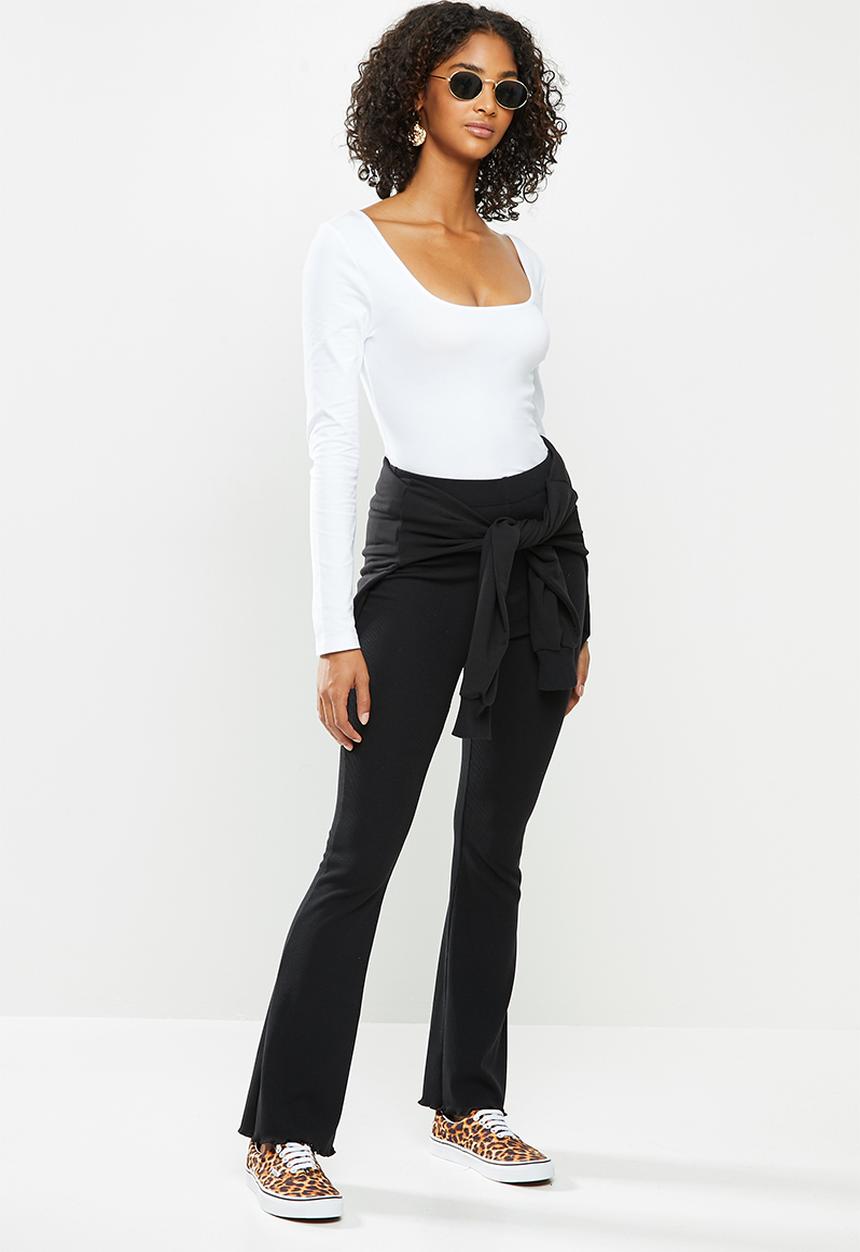 Blake - Scoop neck bodysuit - white 