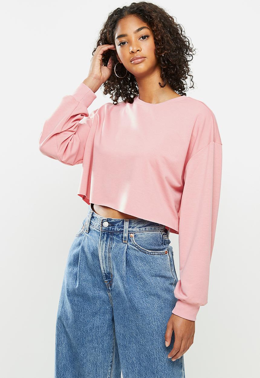 Blake - Cropped sweater - pink
