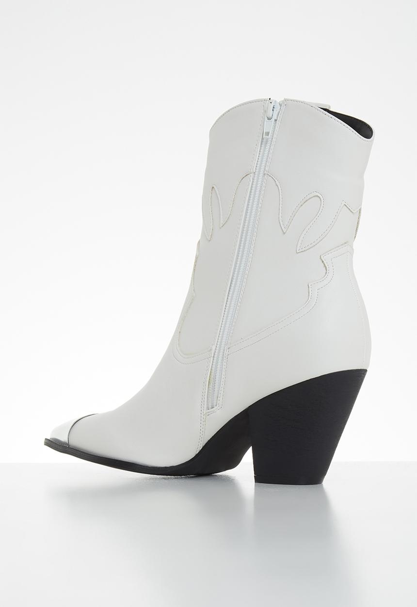 SISSY BOY - Walk this way cowboy boot - white