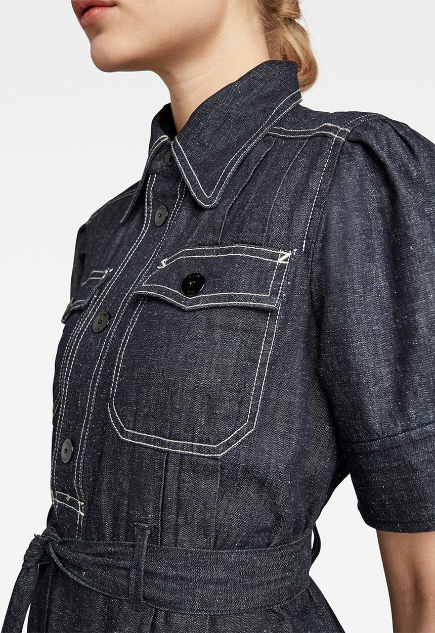 G-STAR - Scouting dress short sleeve - dark blue 
