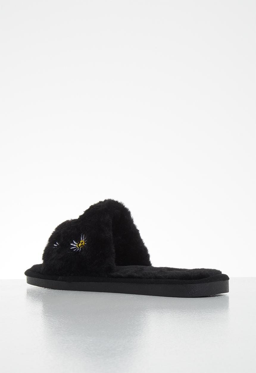 Miss Black - Rella 2 slipper - black