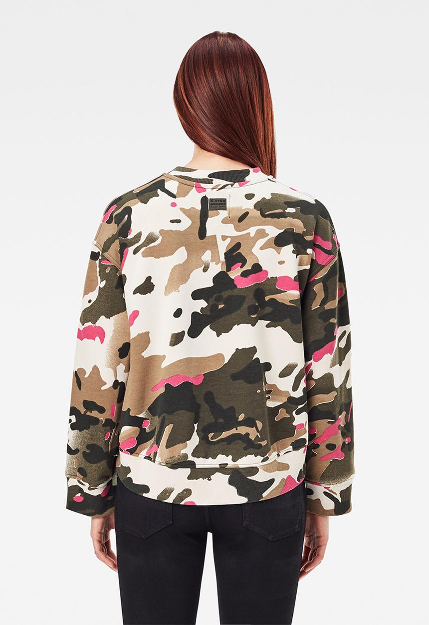 G-STAR - Loose fit camo ao crew neck - multi 