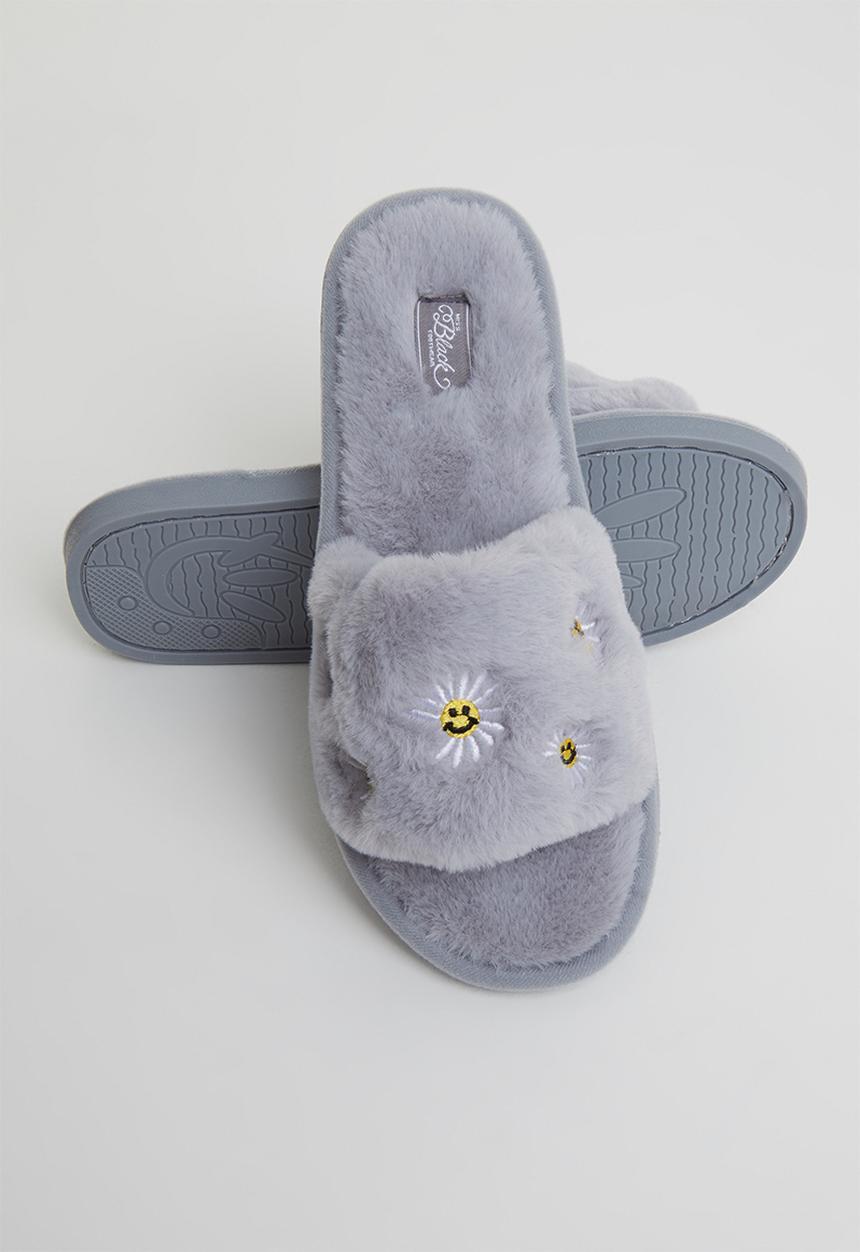 Miss Black - Rella 2 slipper - grey