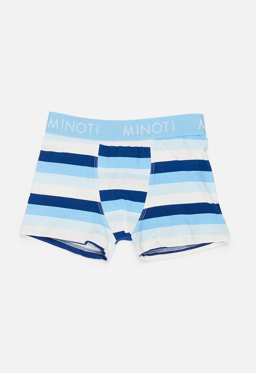 MINOTI - Boys 3 pack skater boxers - blue 