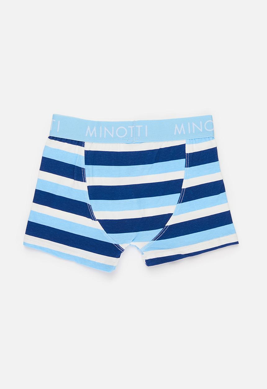 MINOTI - Boys 3 pack skater boxers - blue 