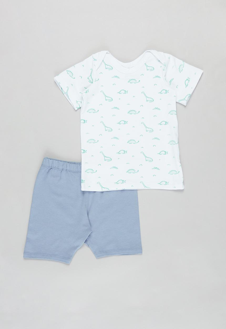 Superbalist Kids - T-shirt  & shorts set - white & blue