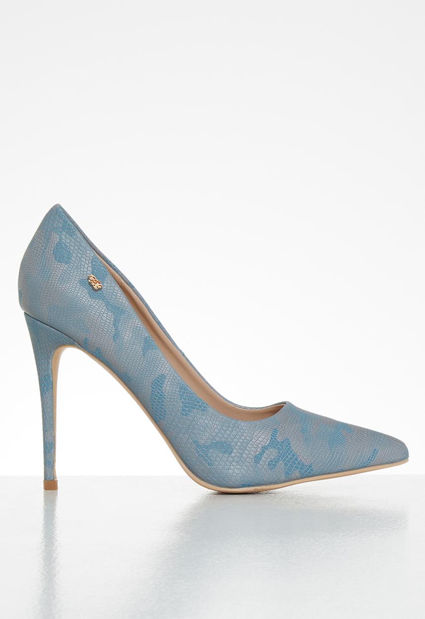 Miss Black - Camo court - blue & grey 