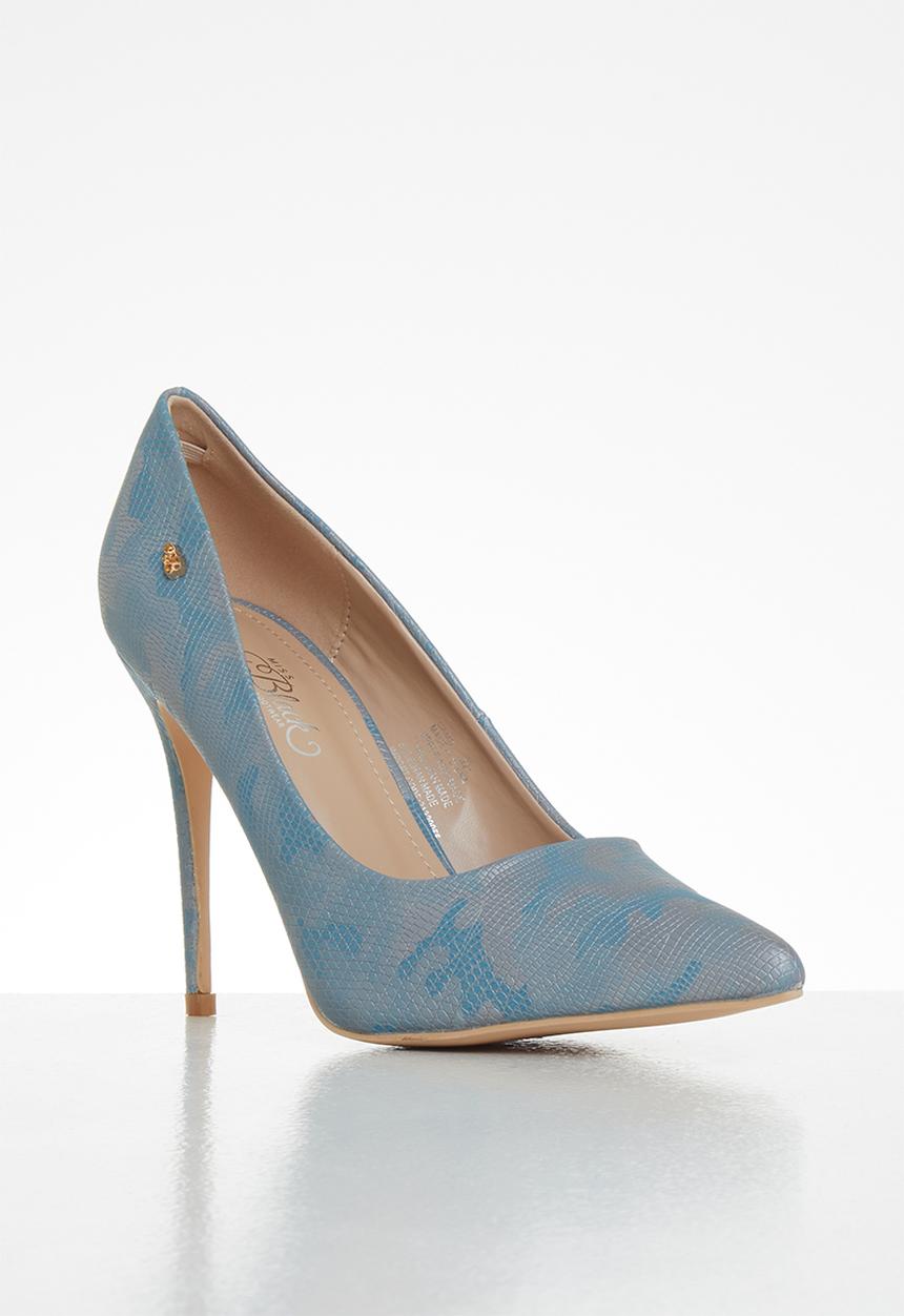 Miss Black - Camo court - blue & grey 