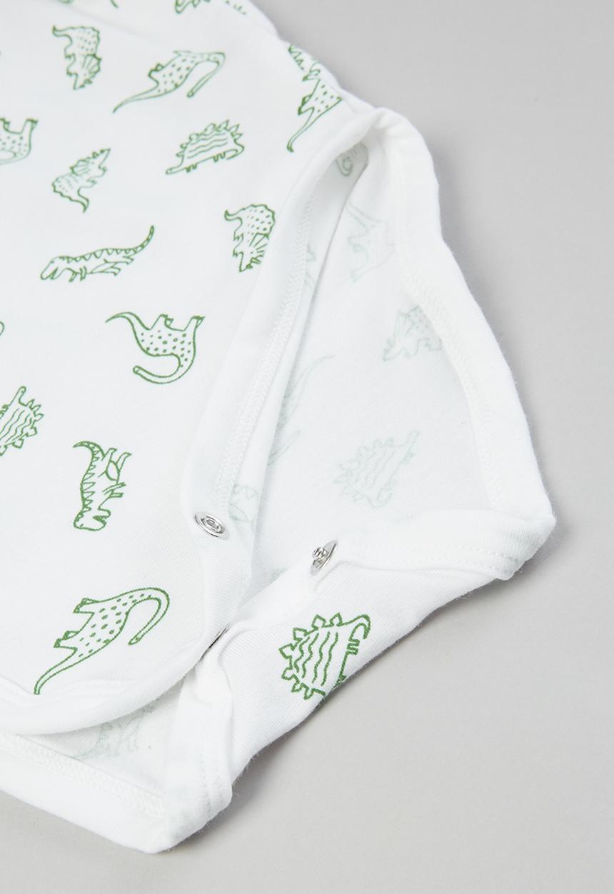 Superbalist Kids - Baby boys bodysuit, leggings & bib set - green & white