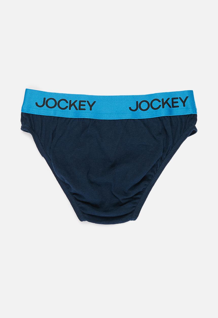 Jockey - Boys 3 pack plain briefs - blue & red 
