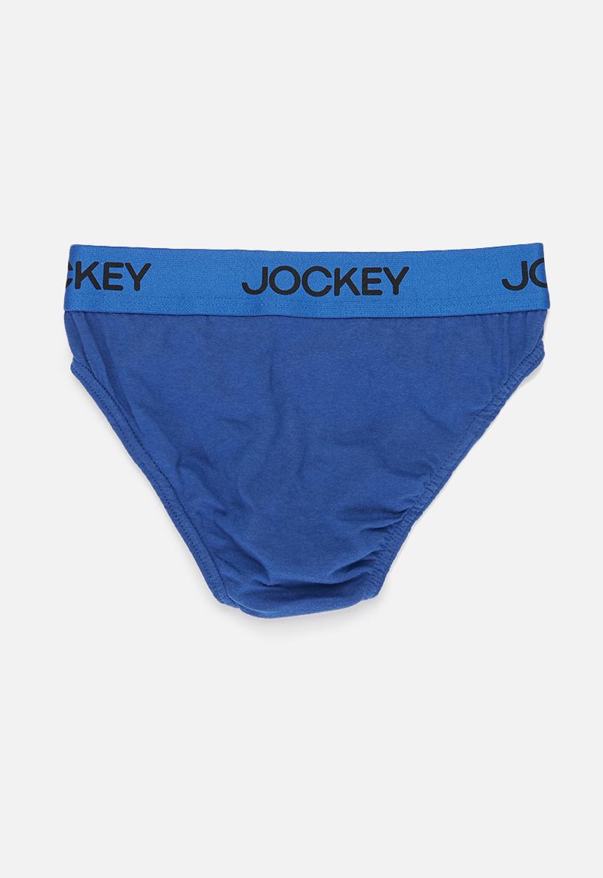 Jockey - Boys 3 pack fancy briefs - navy 