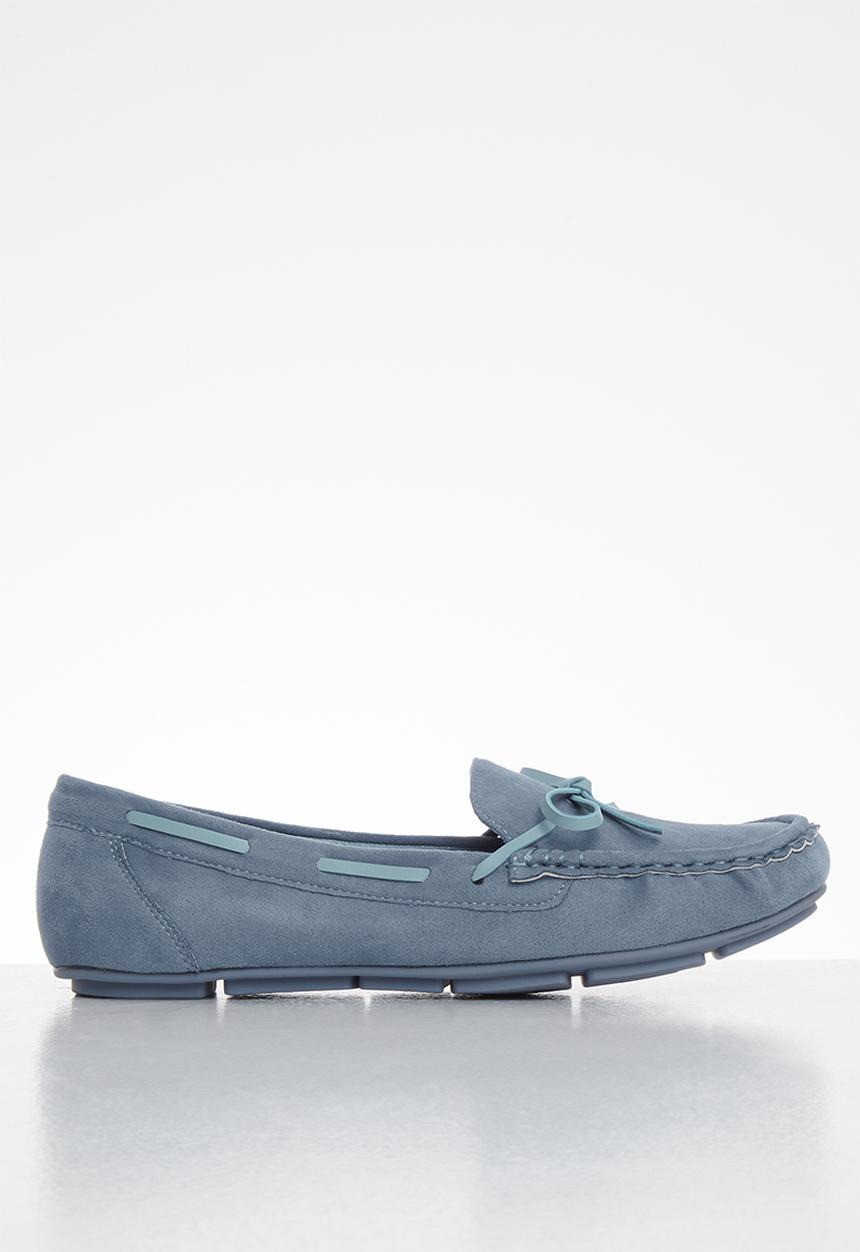 Butterfly Feet - Naomi boat shoe - blue