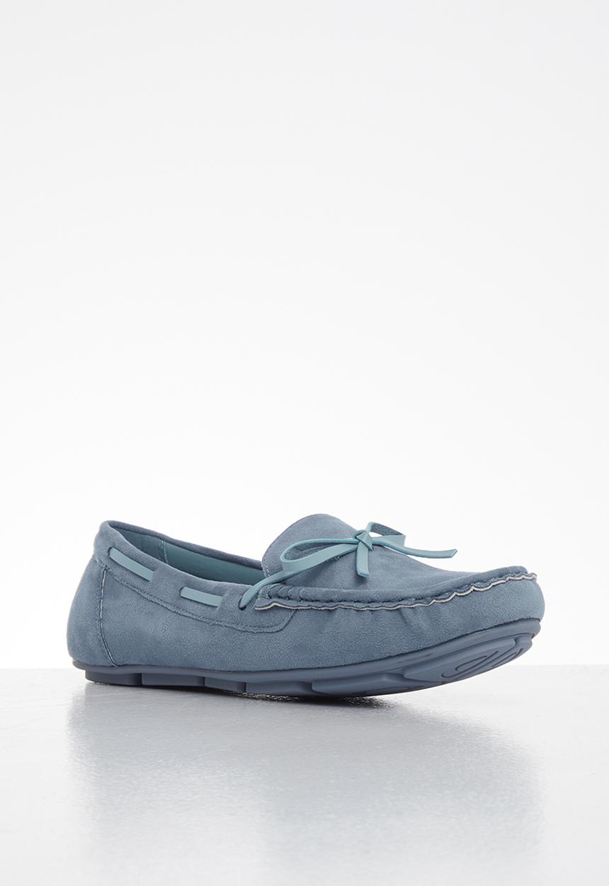 Butterfly Feet - Naomi boat shoe - blue