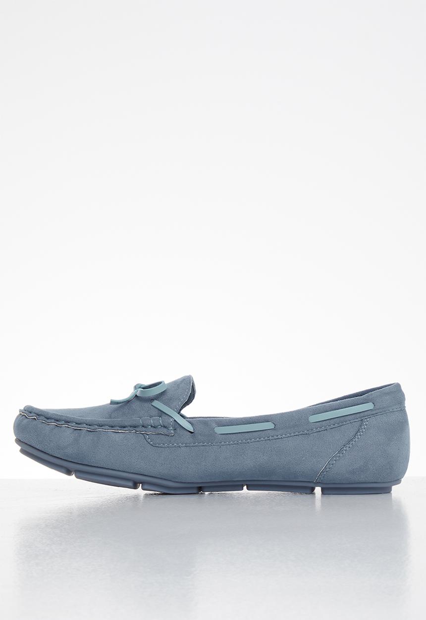Butterfly Feet - Naomi boat shoe - blue
